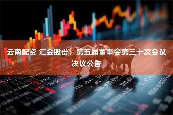云南配资 汇金股份：第五届董事会第三十次会议决议公告